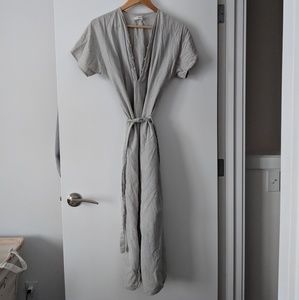 Storq maternity midi dress grey size P